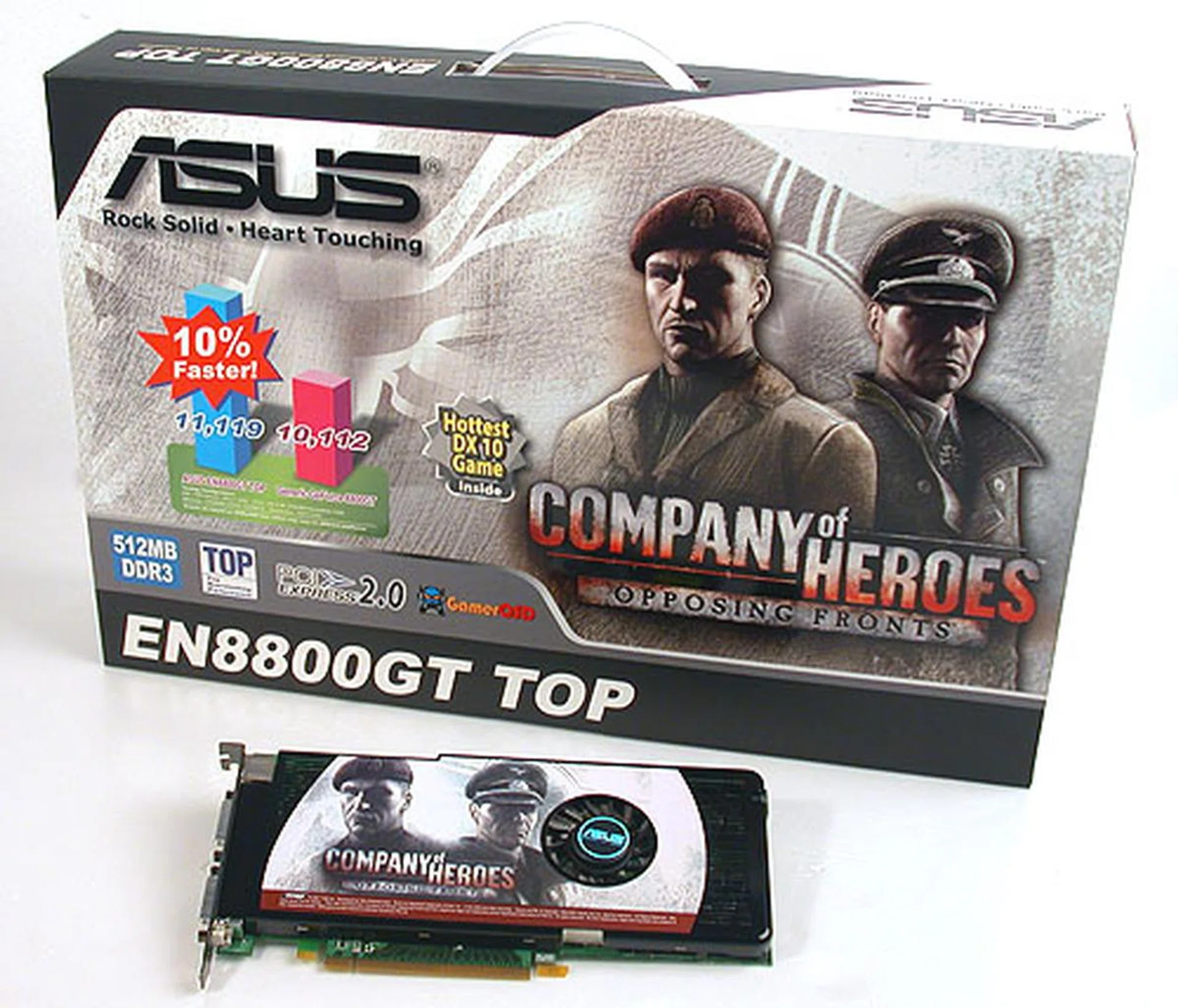 ASUS' TOP edition boasts of 10% more performance than the standard version and from its high clock speeds, that does seem possible.