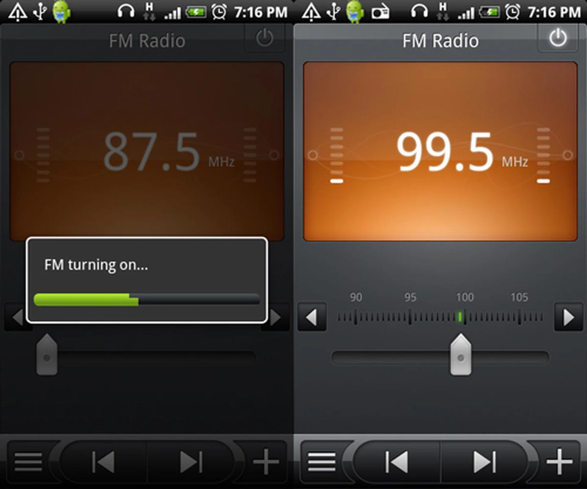 More exclusive features, such as FM radio, on the HTC Desire.