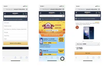 A spoofed Amazon India site. Image courtesy of Palo Alto