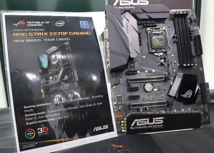 The new ASUS ROG Strix Z270 series of motherboard essentially follow the same naming convention as the ROG Maximus IX series motherboards.
