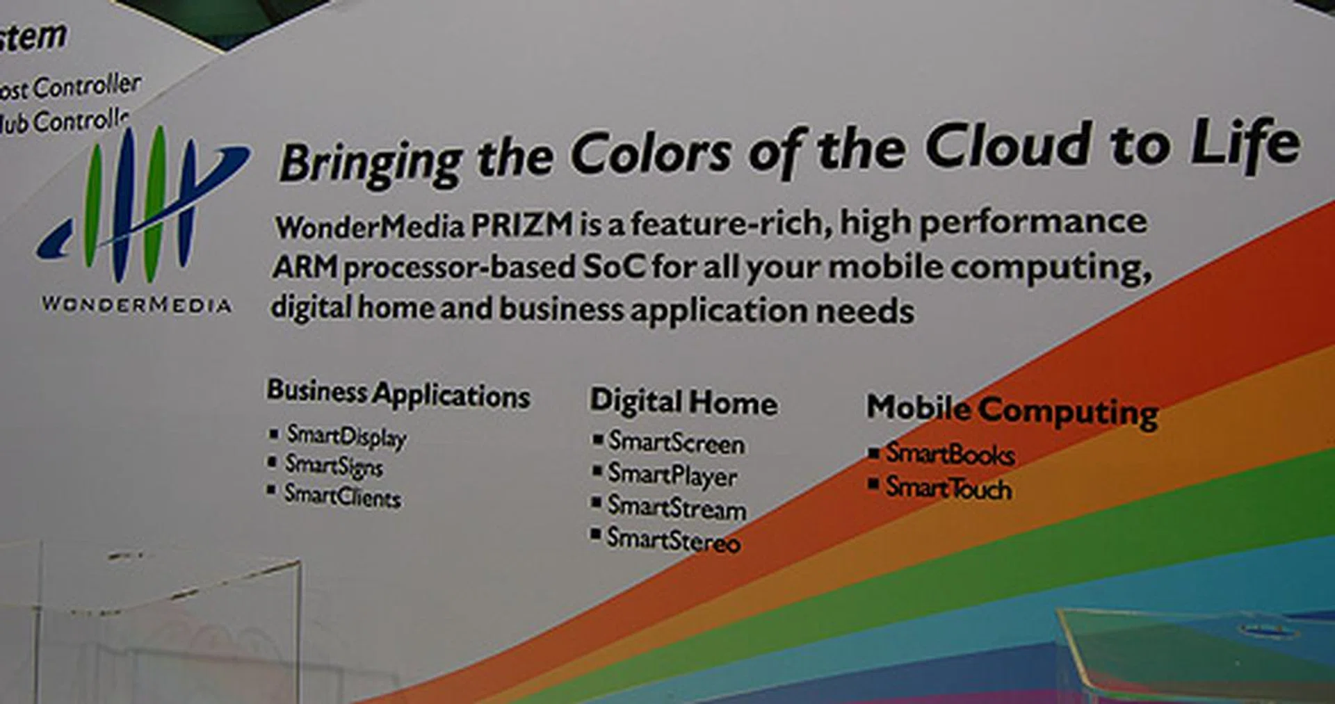 Not every tablet at Computex was powered by Intel, VIA showed off some tablets that were powered by their WonderMedia ARM processor-based SoC.