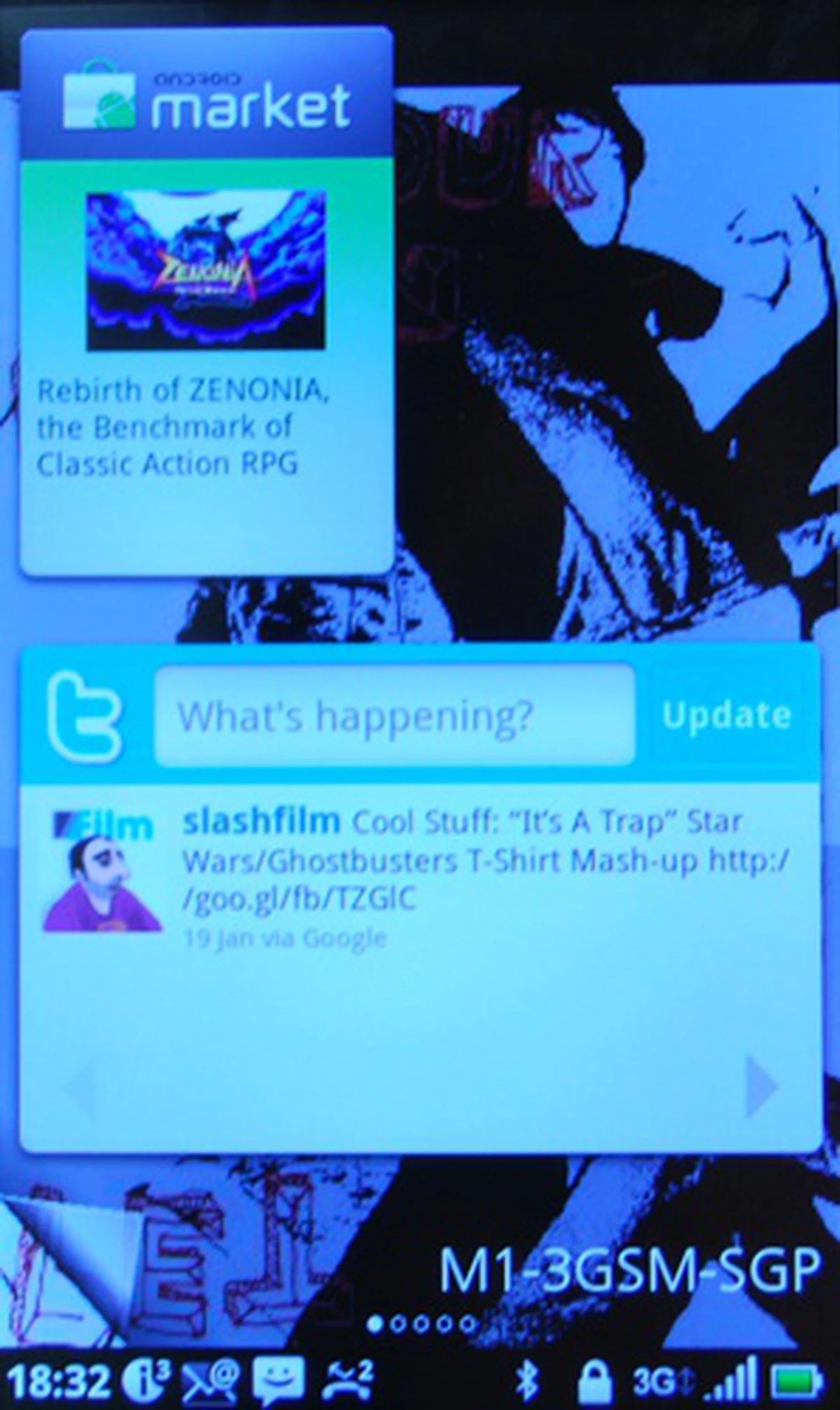 Even while the phone is locked, anyone can easily see what's on your widgets.