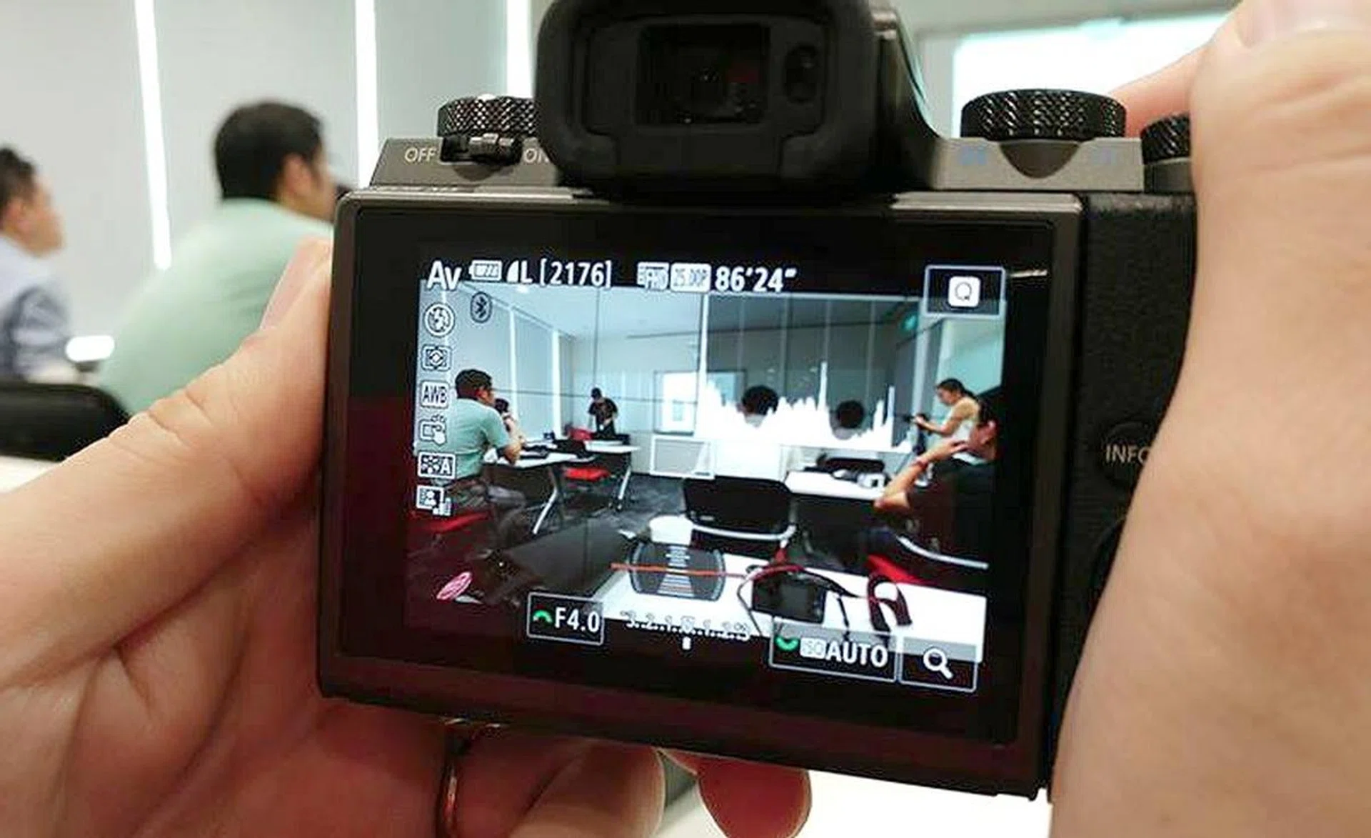 Here's a quick peek at its touchscreen interface.