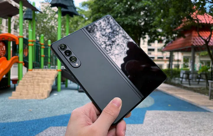 The Samsung Galaxy Z Fold3.