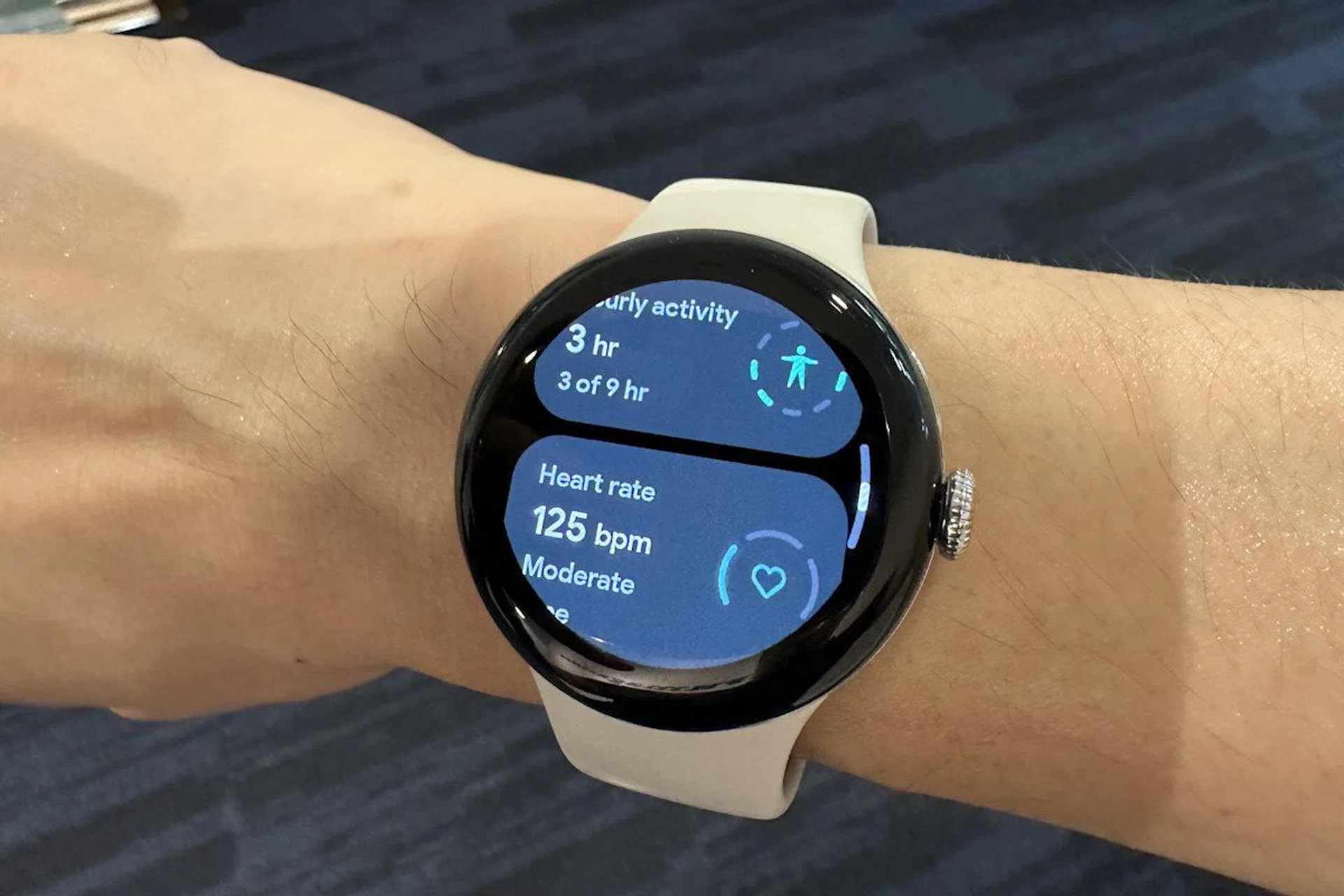 The Fitbit app on the watch itself provides a host of features and stats you can drill into without taking out your phone.