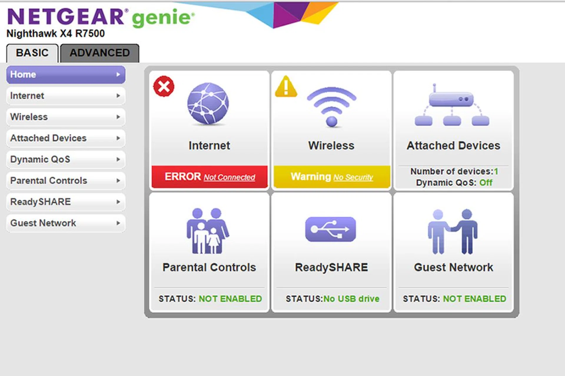 The Nighthawk X4's setup interface is pretty straightforward to use and navigate, but a little slow.