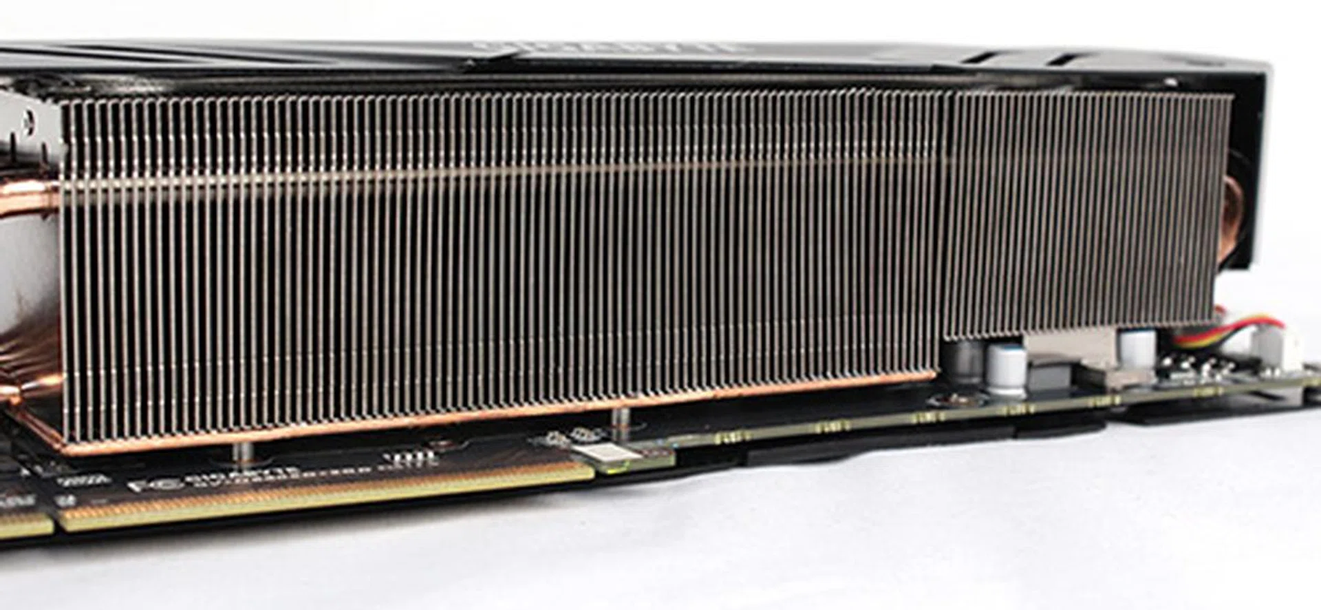 ...a massive cooling fin array.