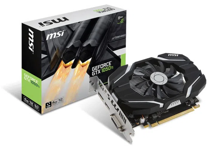 MSI GeForce GTX 1050 Ti 4G