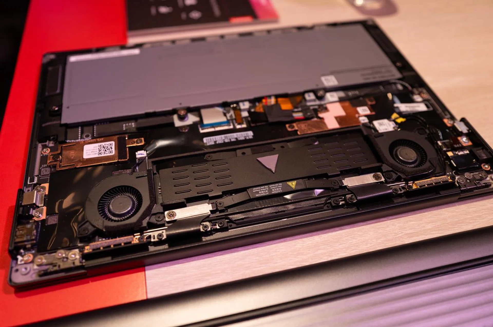 Thermal efficiency remains one of the most challenging aspects of a laptop's design. Photo: HWZ