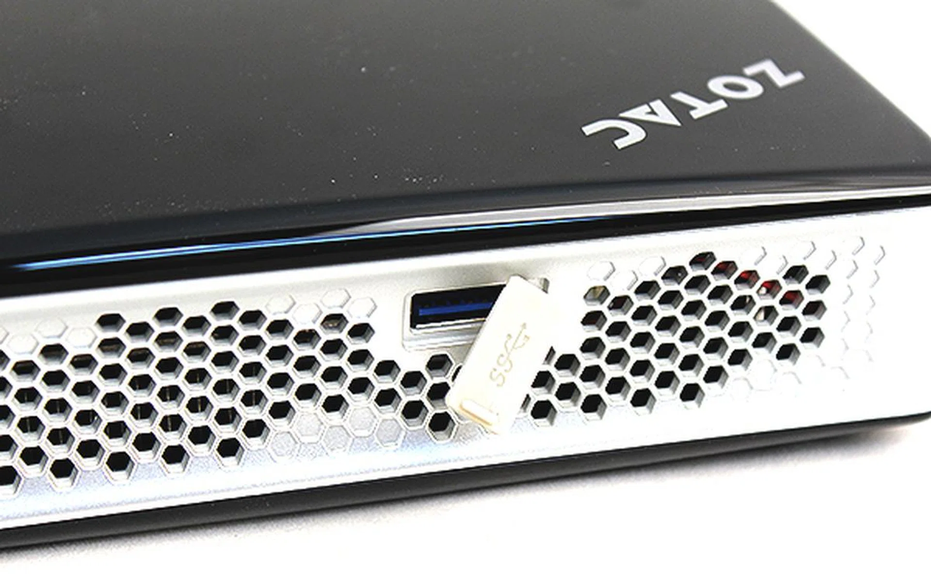 There is an additional USB 3.0 port on the top side.