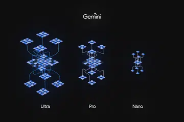 The three Gemini models. Image source: Google. 