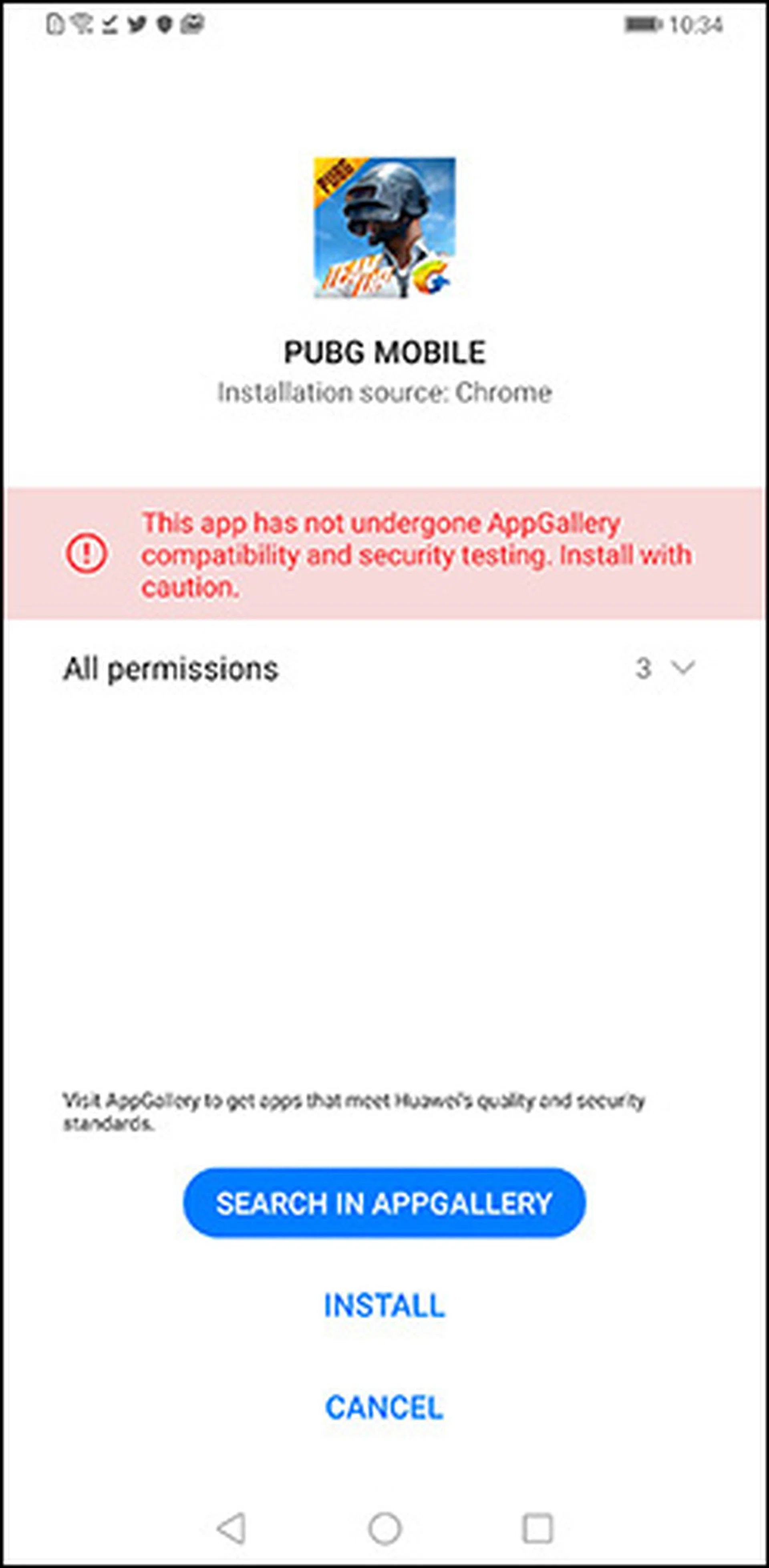 You can install apps right from your browser even if it's not in the AppGallery.