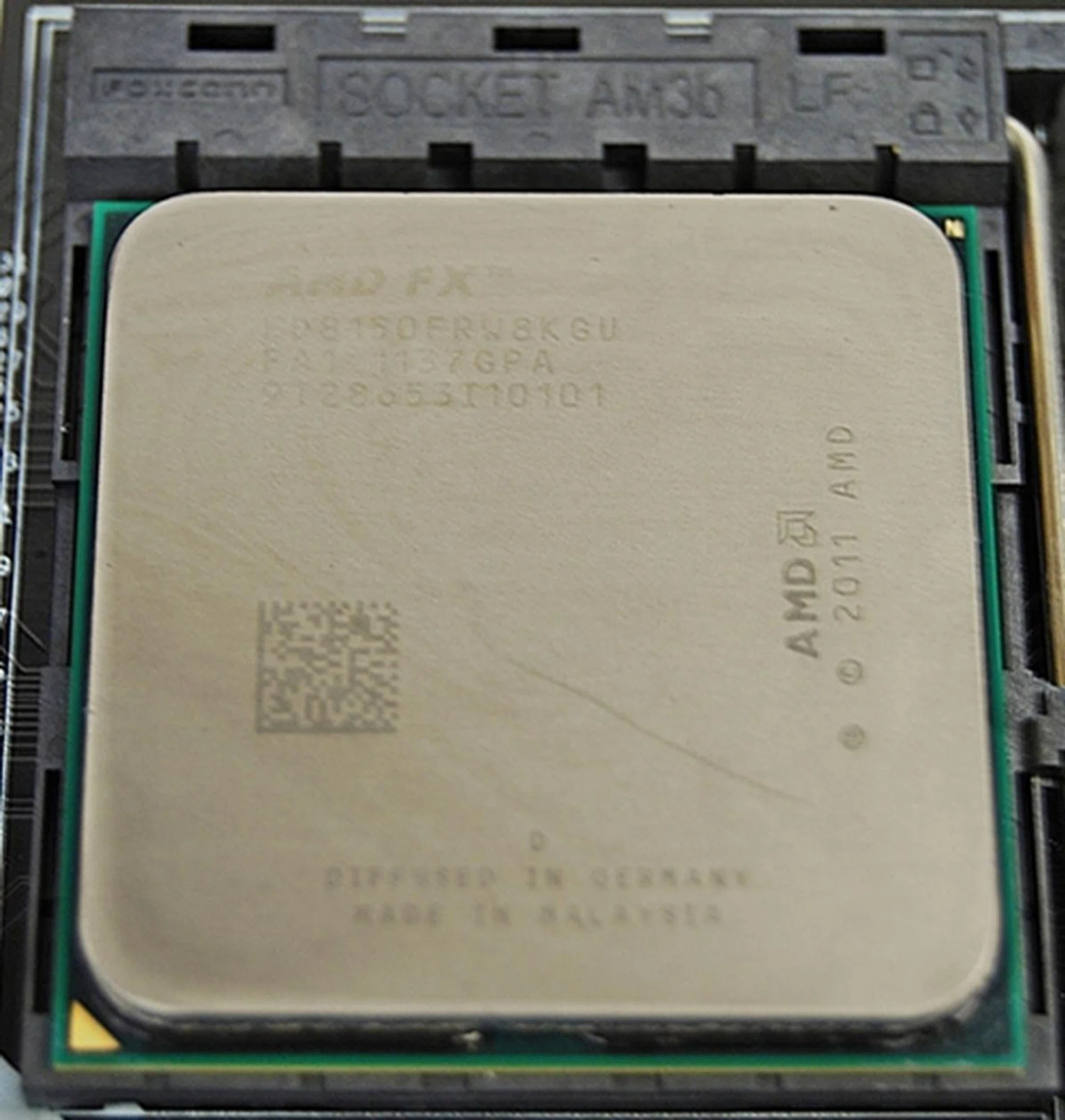 All existing AM2/AM2+/AM3/AM3+ heatsinks should work with the FX processor; they just need to be rated for the TDP of the processor as the processor socket size hasn't changed all these years.