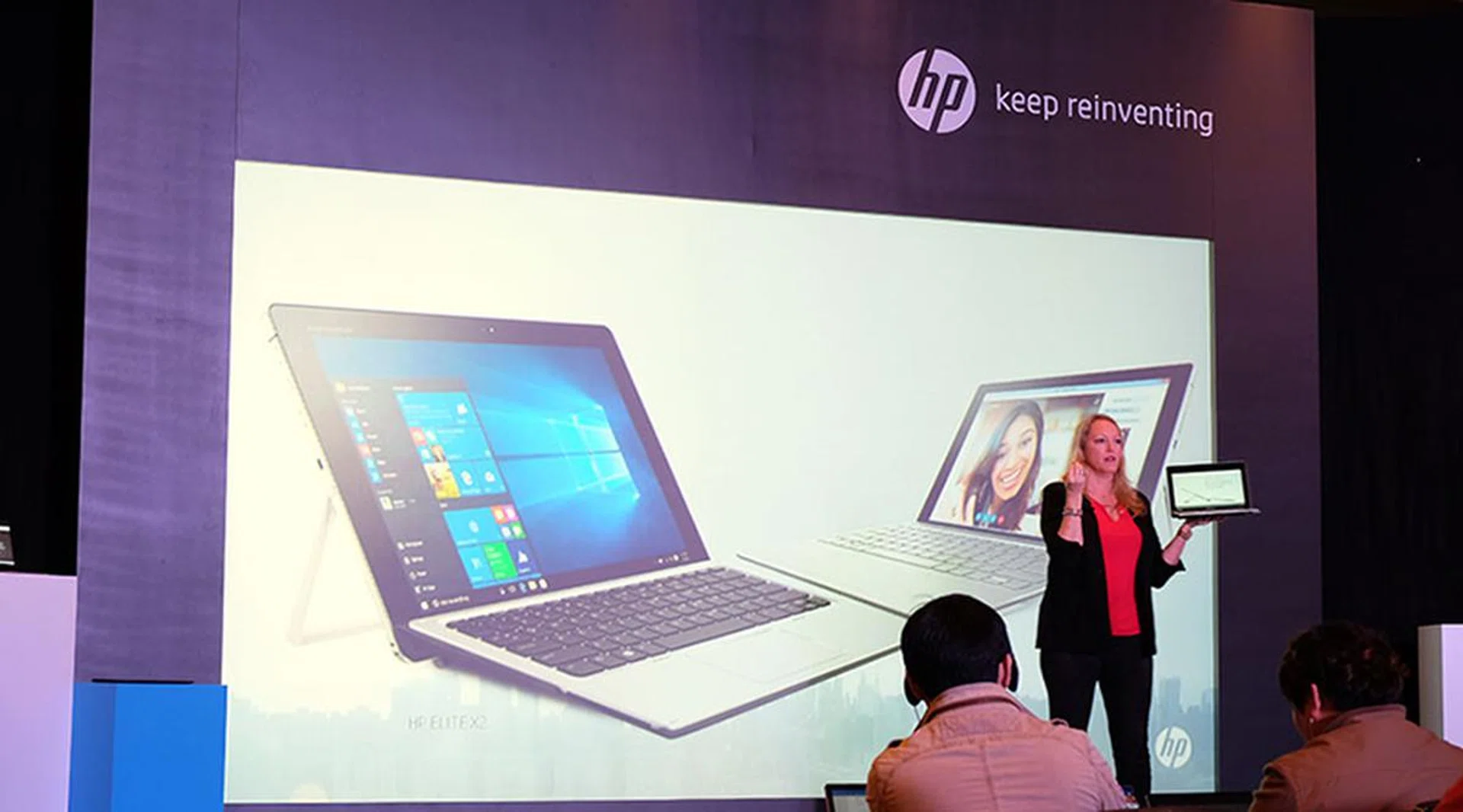 The Elite x2 is one of the more stylish business devices we've seen so far.