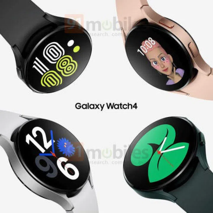 The Samsung Galaxy Watch4. <br>Image source: 91Mobiles