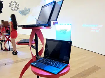 Lenovo showed off some of the most innovative Thinkpads ever built over the past 20 years. 