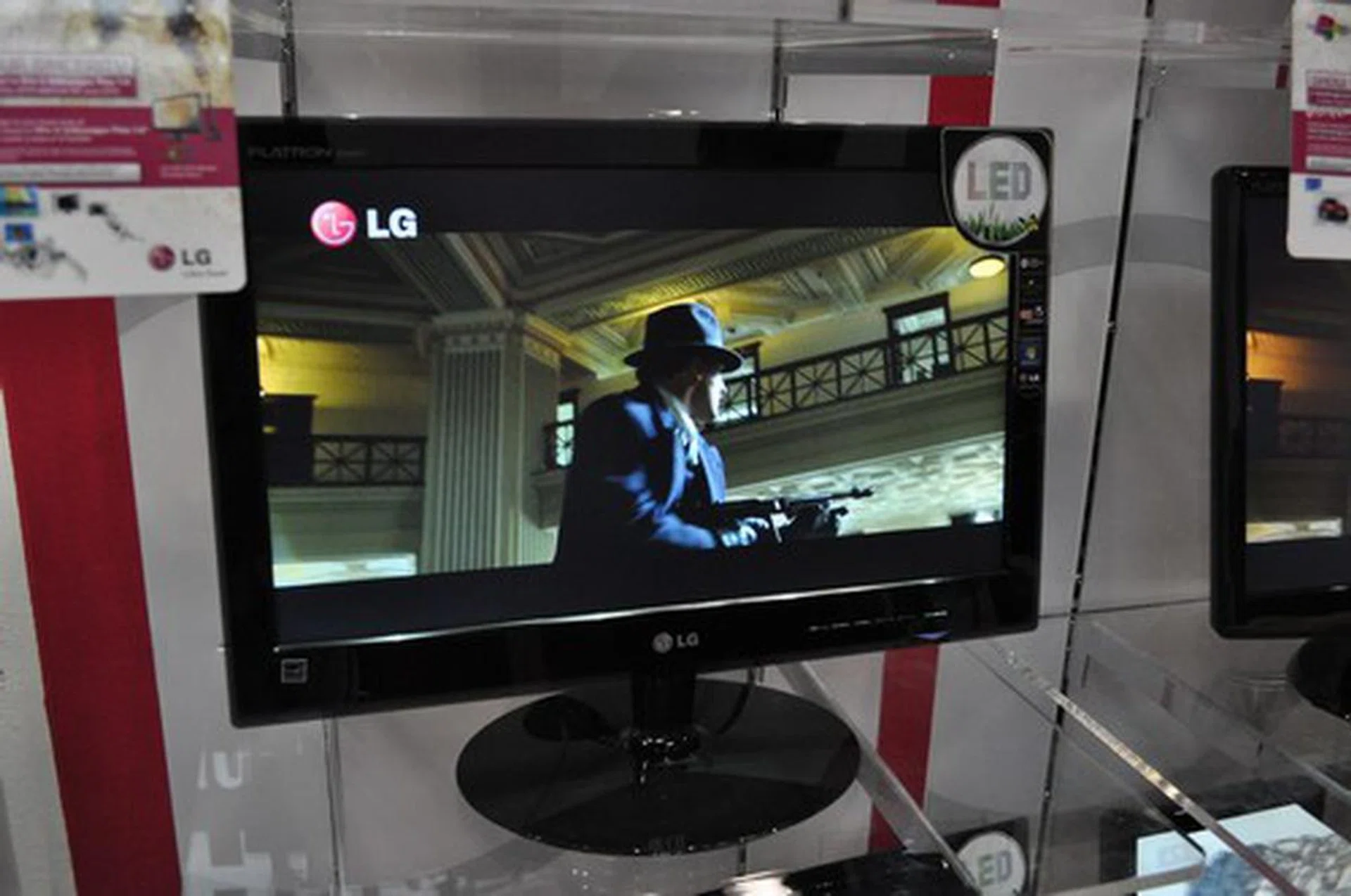 The LG E2040 is a more affordable option, an LED LCD 20" widescreen monitor with 5000000:1 contrast ratio and 5ms response time.