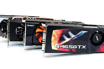 NVIDIA's GeForce GTX 465 arrives en mass into our labs. We put it to the test.