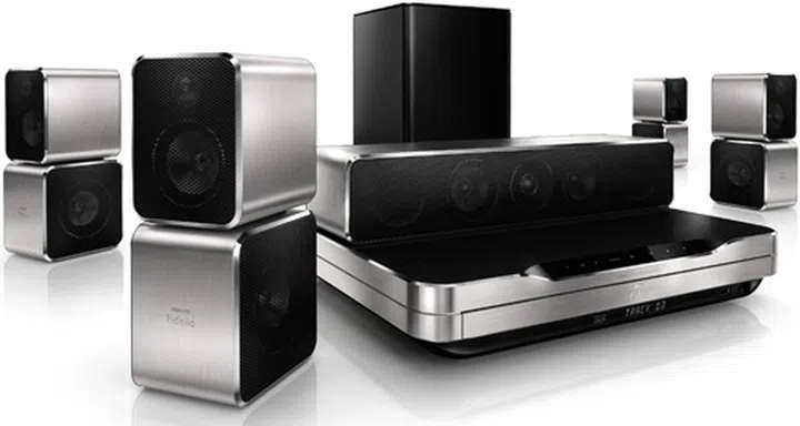 A new 5.1 system comes with a whole host of features including 3D Blu-ray playback, 360degree sound, Smart TV functionality and much more. Source: philips.com.