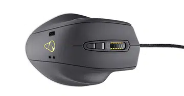 The Naos QG retains the same ergonomic chassis as the Naos 7000. (Image Source: Mionix)