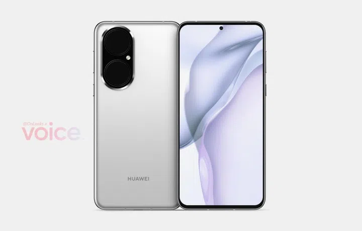 Purported render of the Huawei P50. <br>Image source: @OnLeaks