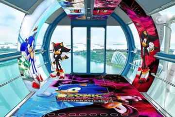 The Sonic X Shadow Generations capsule will run from December to March next year. (Image source: Singapore Flyer)