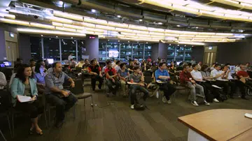 The HardwareZone PlayTest event held at Microsoft's One Marina Boulevard office auditorium was filled nearly to the brim with a turnout of close to 100 attendees, eager to learn more about Microsoft's new Windows 8 operating system.