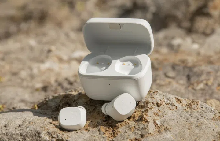 The Sennheiser CX True Wireless in matte white. (Image source: Sennheiser)