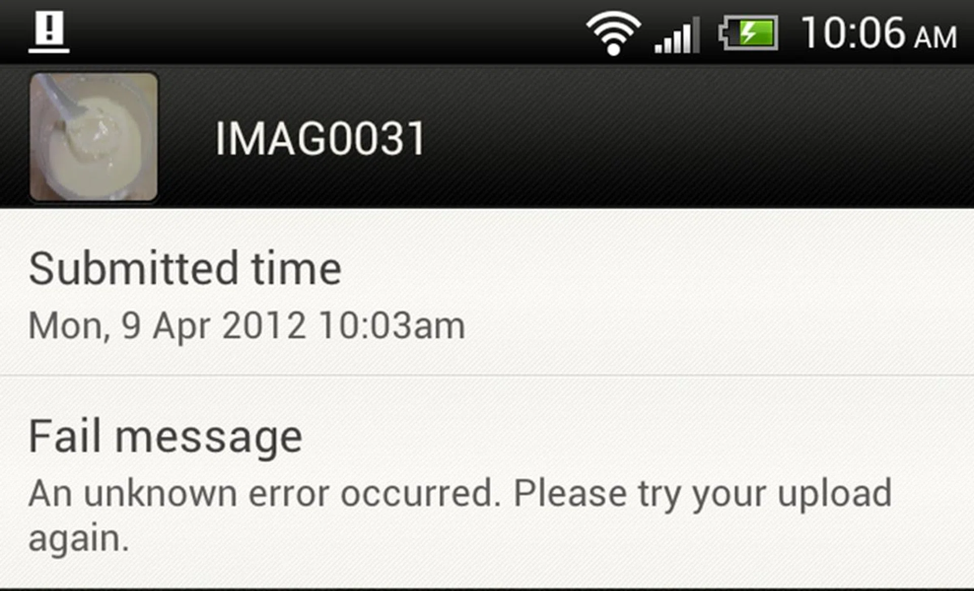 You can't upload pictures via Facebook for HTC Sense at the moment. A future software update will fix this problem.