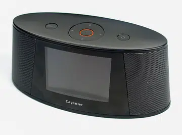 It's not exactly our idea of a 'portable media player'. Radio/alarm clock would be more like it.