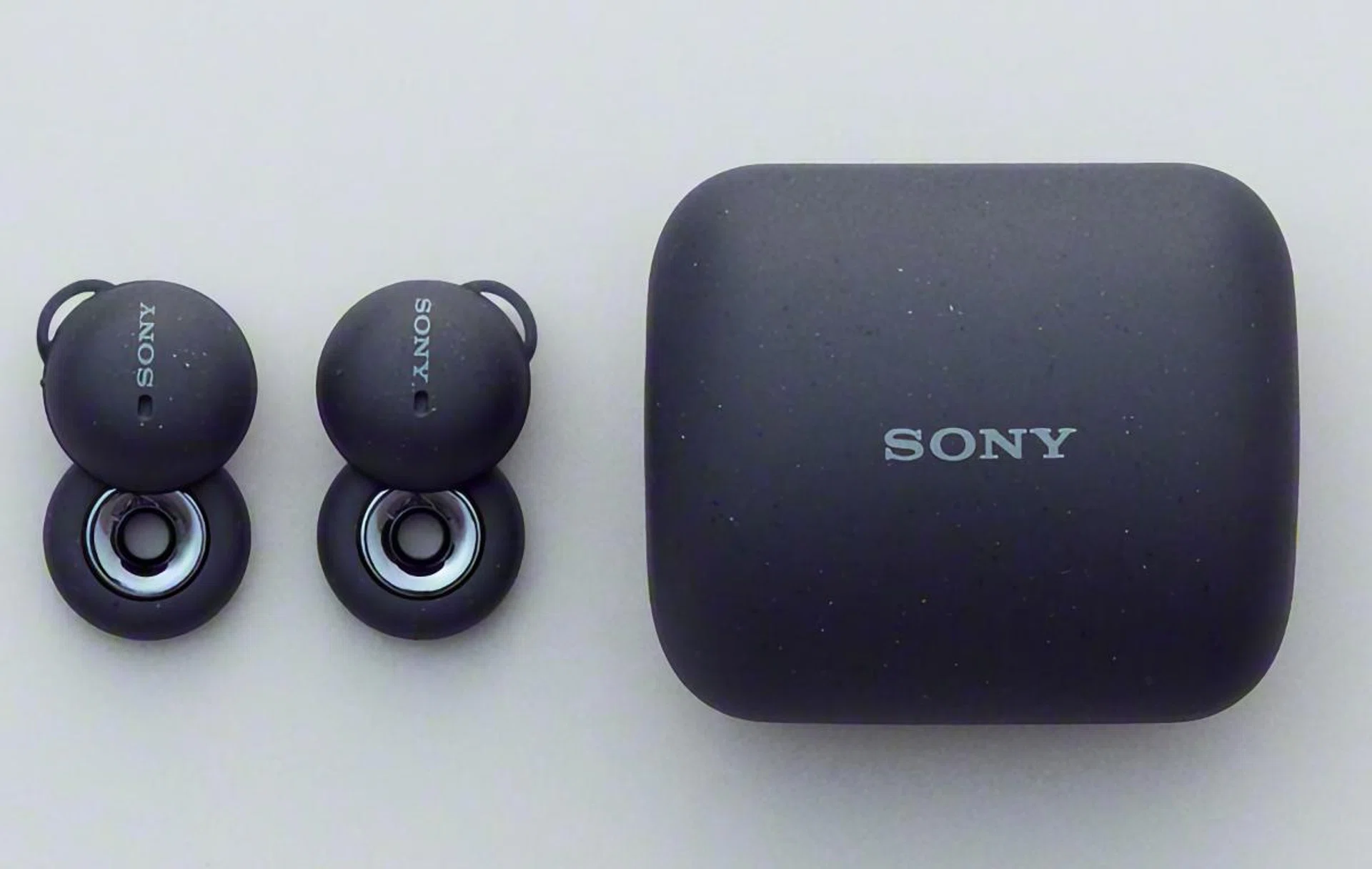 The LinkBuds also come in grey. (Image source: Sony)