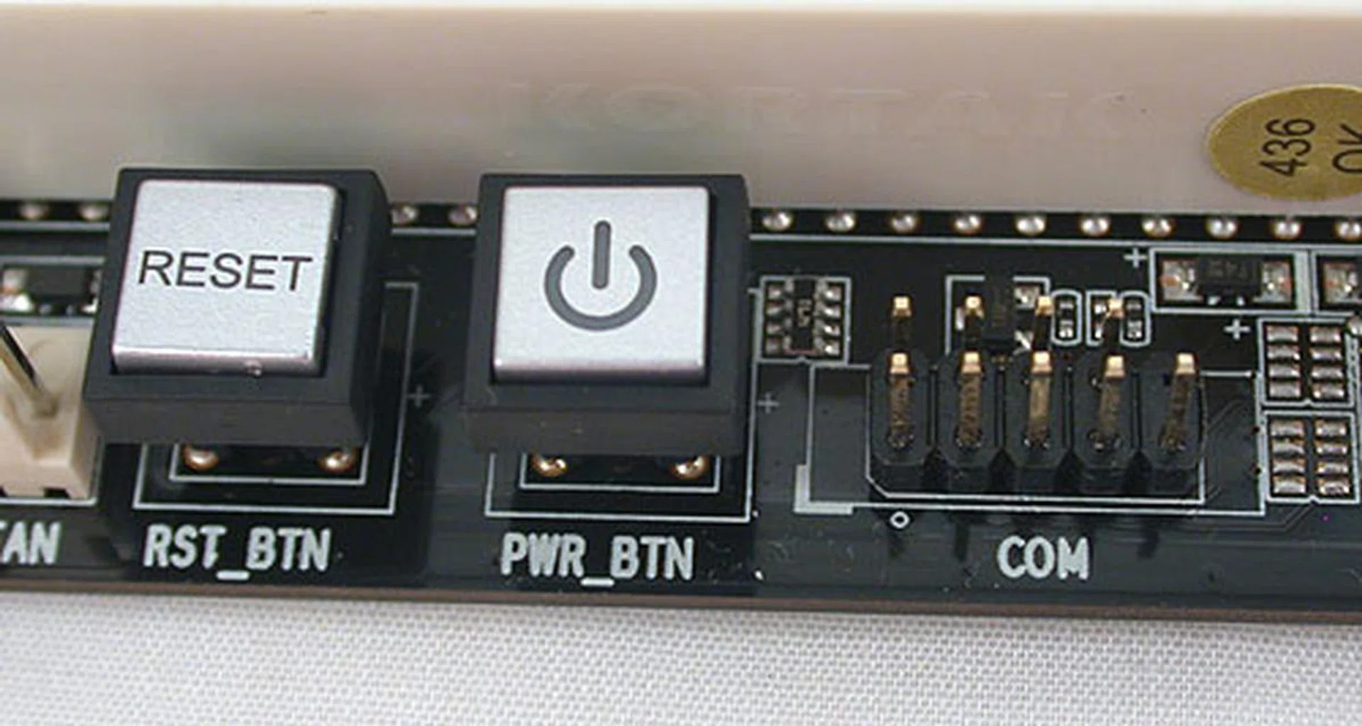 ECS has also provided for a power and reset button, which tells us that it's aimed more towards the enthusiast, especially if you consider its other features. 