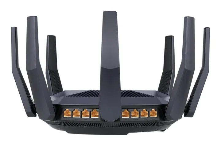 Need to connect lots of devices? The RT-AX89X has 8 Gigabit Ethernet LAN ports. (Image source: ASUS)
