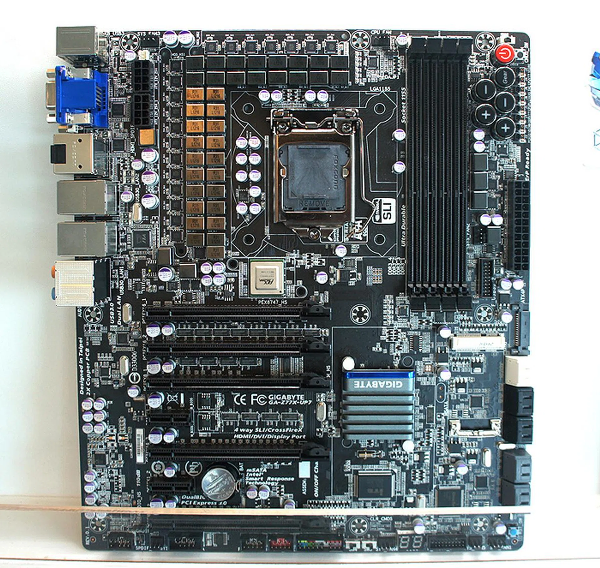Still in development, this will be the ultimate Z77 motherboard from Gigabyte when it is released.
