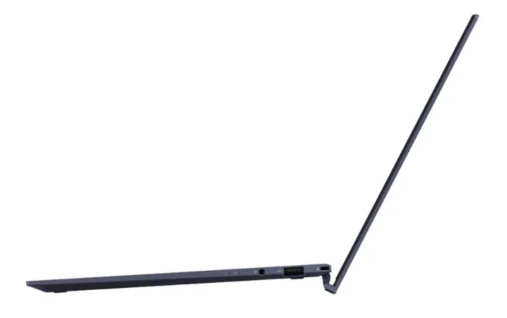 The notebook measures just 14.9mm thick. (Image source: ASUS)