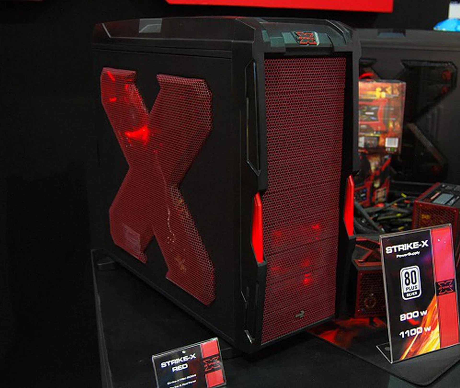 If you like more red in your chassis, you can consider this Strike-X Red casing.