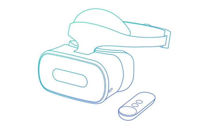 Google Lenovo VR headset