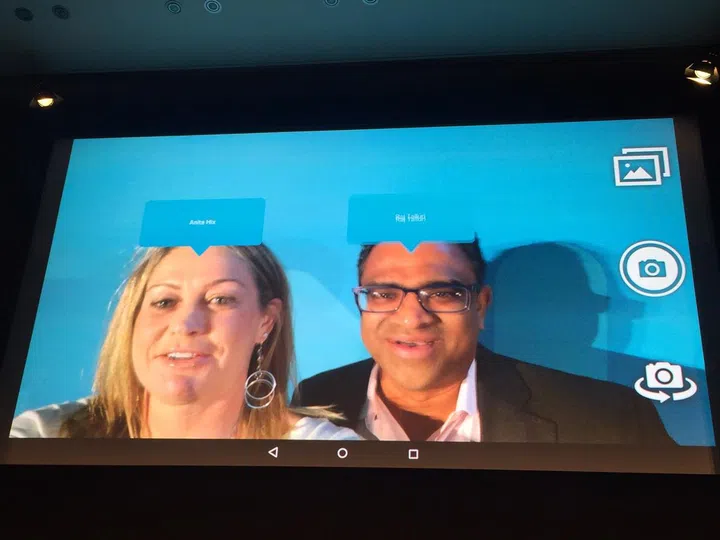 It can even detect and live tag your friends as you're shooting the photo.