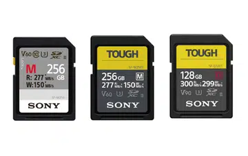 The affected cards are in Sony’s SF-M series, Tough SF-M series and Tough SF-G series. (Image: Sony.)