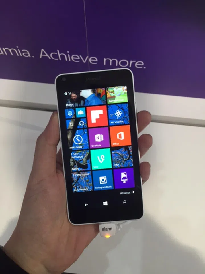 The 5-inch Microsoft Lumia 640.