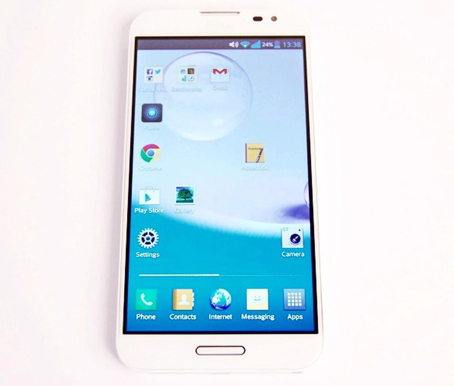 The LG Optimus G Pro is almost an exact copy of the Samsung Galaxy Note II except for a slightly shorter, narrower and lighter body.