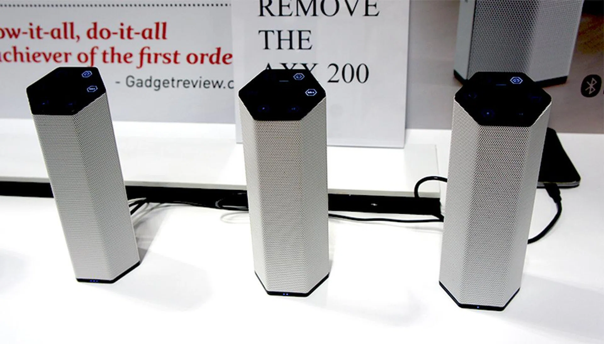 The Creative Sound Blaster Axx AXX200 is a wireless Bluetooth speakers with many tricks up its sleeves. With its built-in Sound Blaster SB-Axx1 chip, the AXX200 is able to enhance sound in real-time. It also features an unusual Super Megaphone feature which can be used to instantly amplify the user’s voice much like loud-hailer, and with its built-in 5200mAh lithium-ion battery, it can also double up as a battery pack to charge your mobile devices. Creative is currently offering the Sound Blaster Axx AXX 200 with a docking base and Woof micro wireless speaker for $195 (U.P:$538).