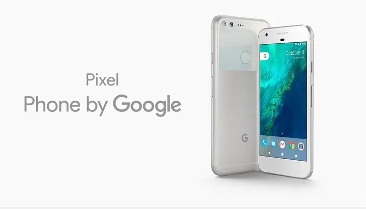 The first Google Pixel handset from 2016.