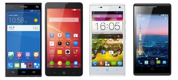 From left to right: Star 1, Blade V5 Lux, Blade G Lux and Blade G.