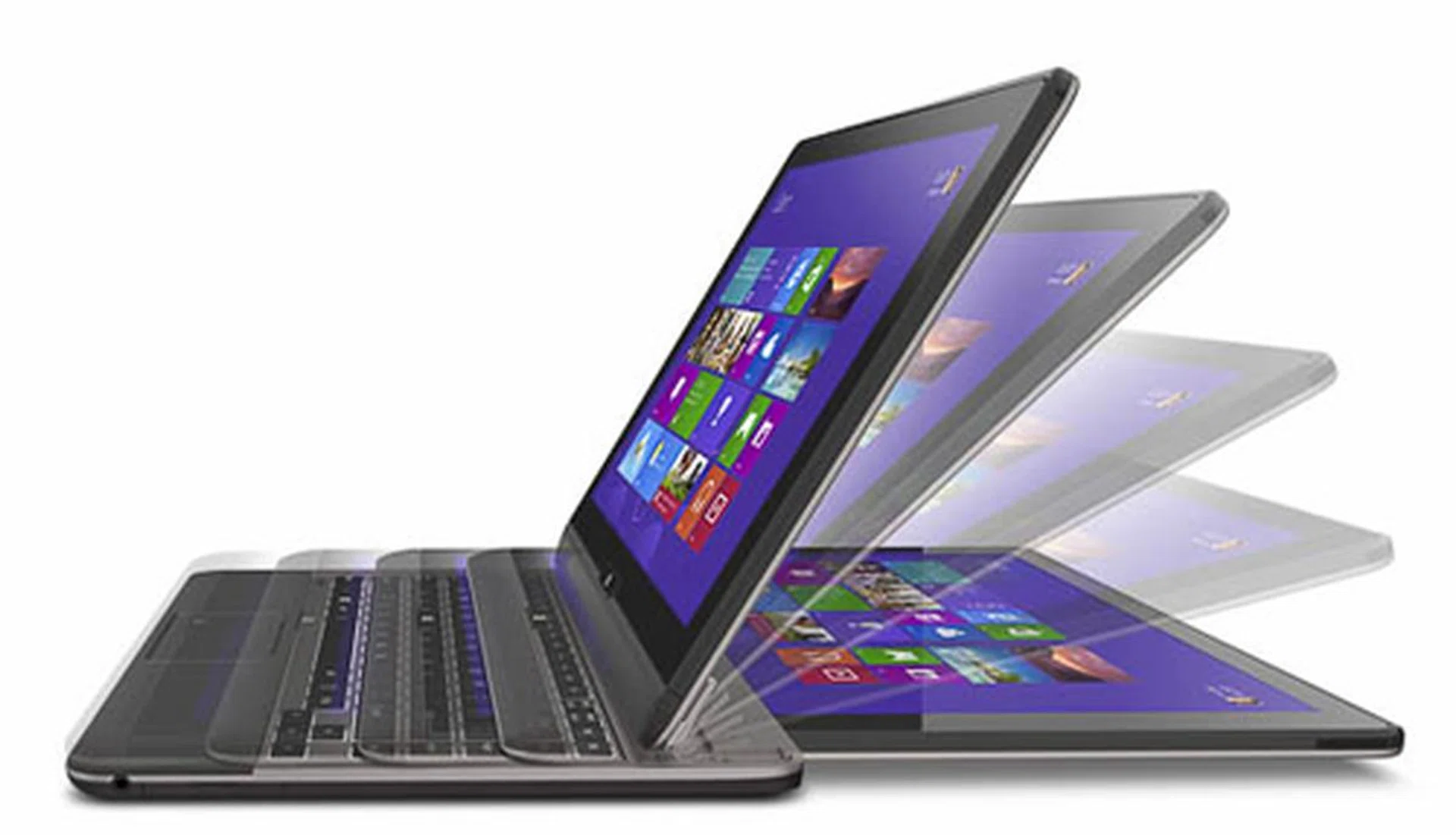 The Toshiba Satellite U920t has a sliding form factor that lets it convert into a full working notebook. 