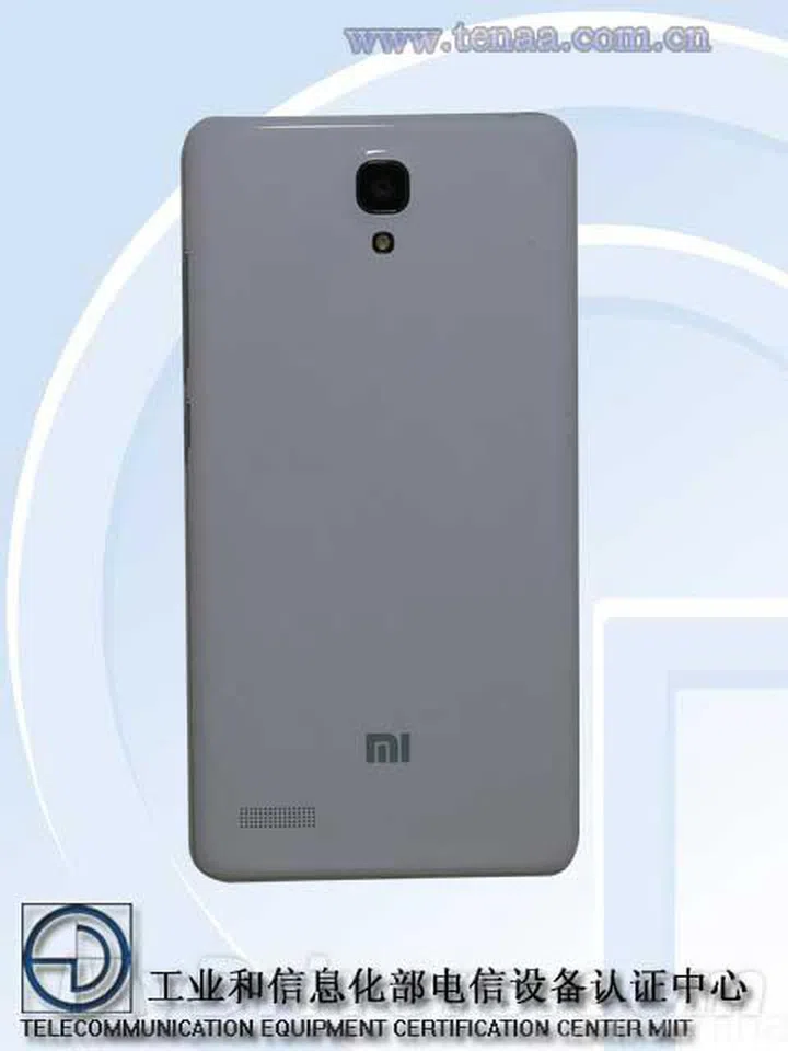The Xiaomi Redmi Note 2 is listed on TENAA. <br> Image source: TENAA