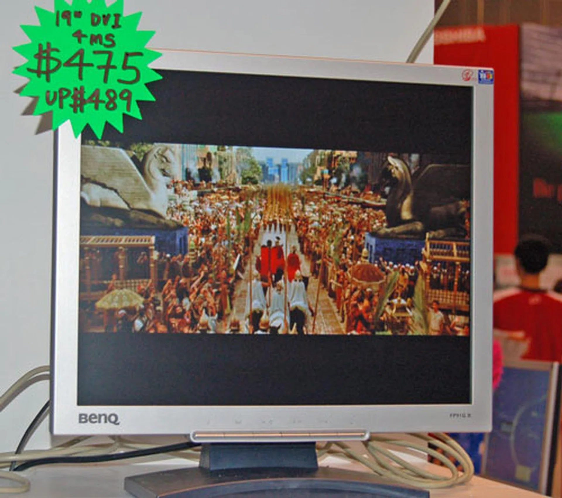 This 19-inch BenQ monitor with 4ms response time is on offer for S$475 at the PC Show only.