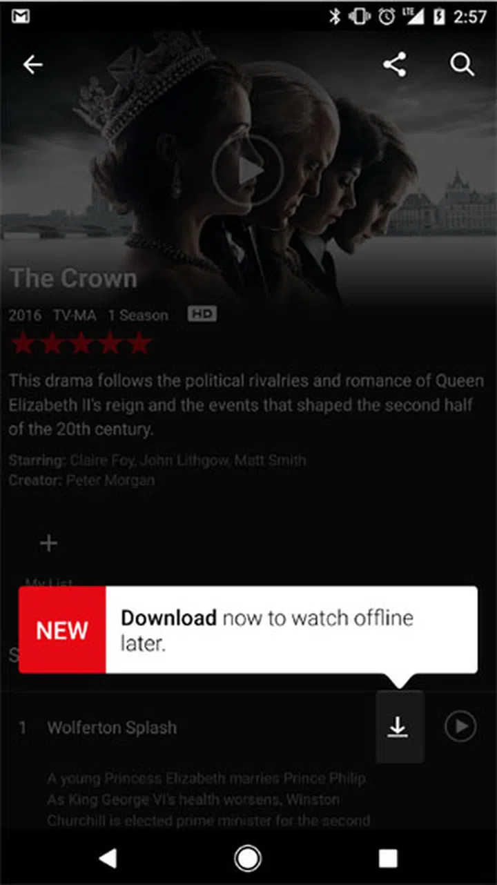 Downloadable content is marked by a download icon.