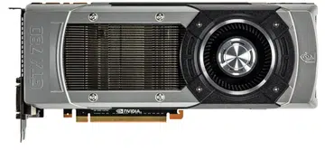 The NVIDIA GeForce GTX 780 feature the same GK110 chip as the GTX Titan; but its compute prowess is pared down with slightly less active CUDA cores and half the frame buffer. Fortunately, it still retains the 384-bit wide memory bus that dramatically increases memory bandwidth.