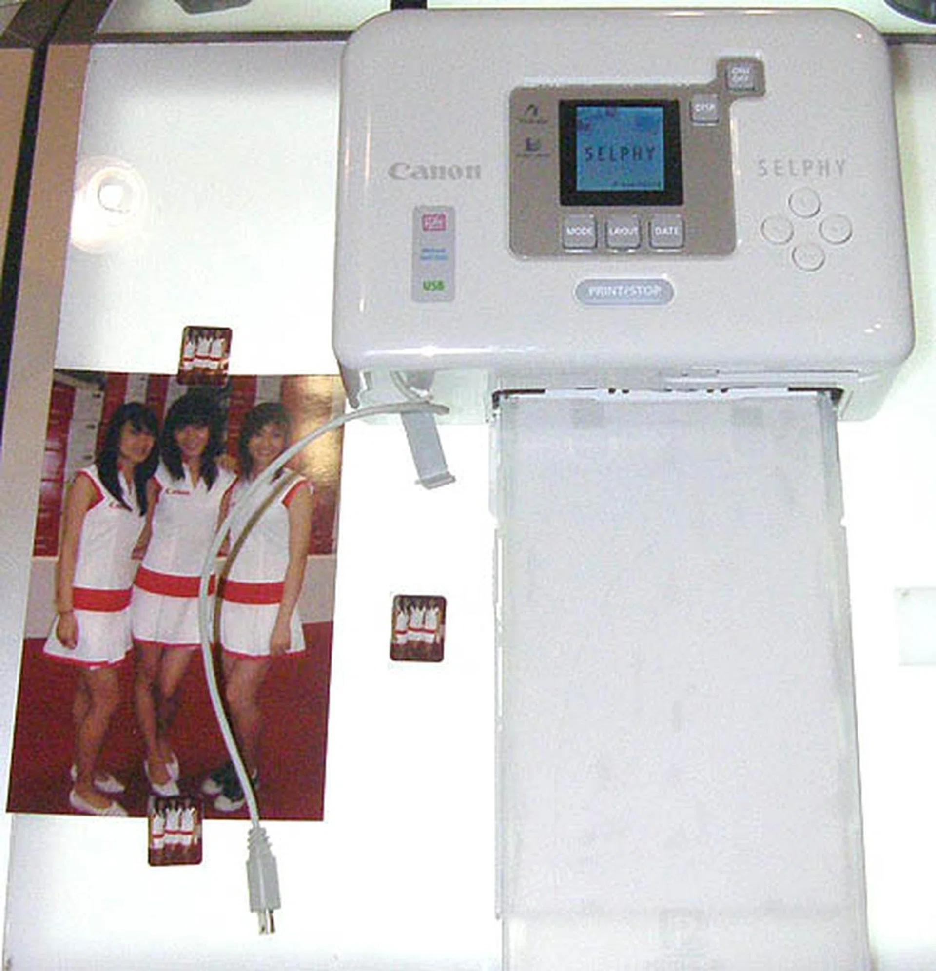  Meanwhile, the older Selphy CP730 is as portable as it looks and retails for $249.  